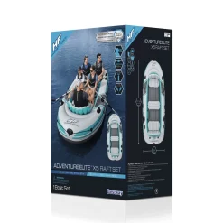 Bestway Rafts<Hydro-Force Adventure Elite X5 Inflatable Raft Set 11'11