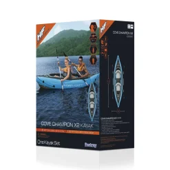 Bestway Kayaks<Hydro-Force Cove Champion Inflatable Two-Person Kayak Set 10' 10"