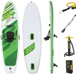 Bestway Paddleboards<Hydro-Force Freesoul Tech Inflatable Convertible Stand-Up Paddleboard And Kayak Set 11'2"