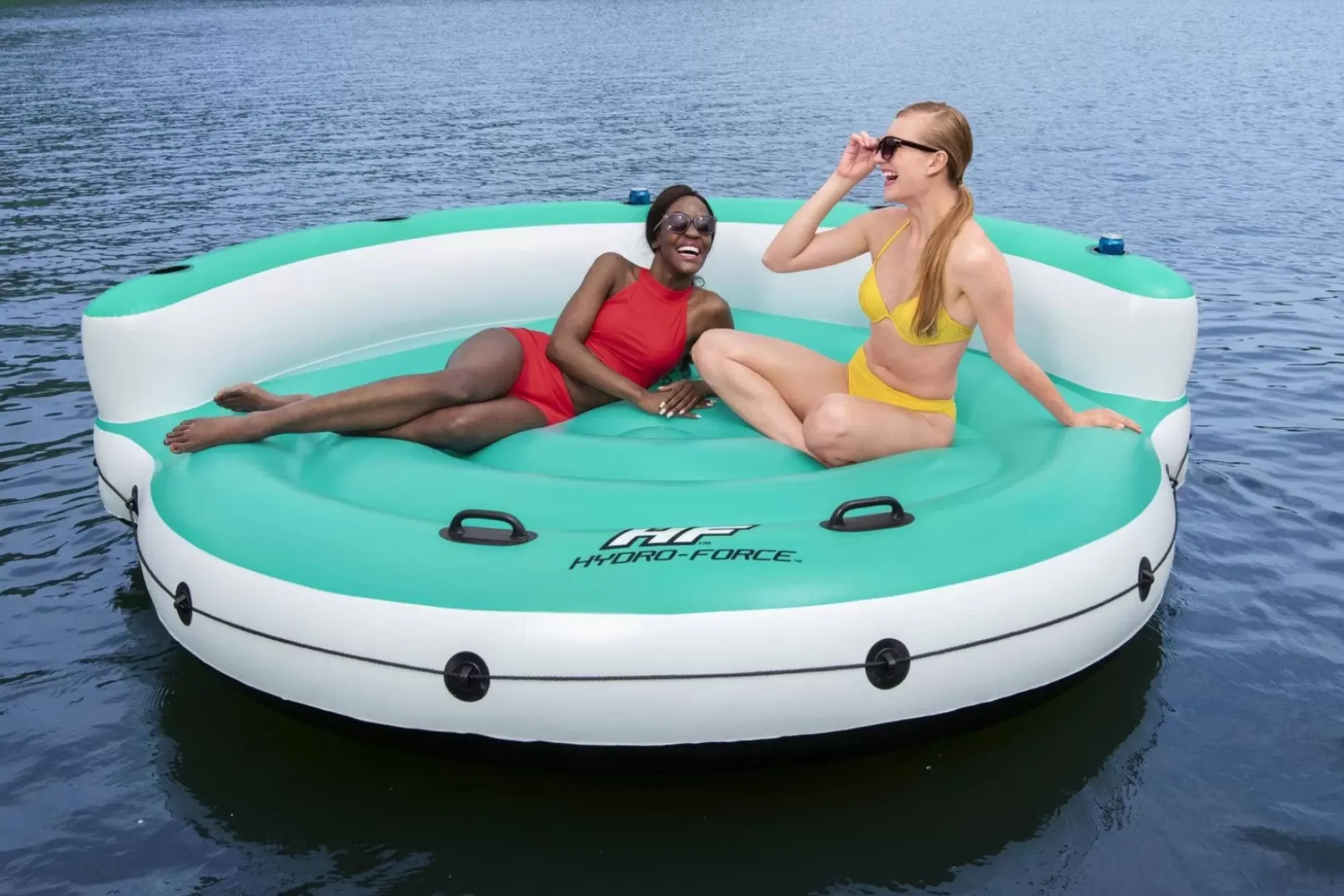 Bestway Islands<Hydro-Force Kick Back 5-Person Inflatable Party Island 9'