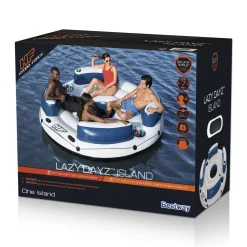 Bestway Islands<Hydro-Force Lazy Dayz 4-Person Inflatable Party Island 7'10"