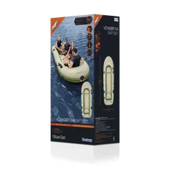 Bestway Rafts<Hydro-Force Voyager X4 Inflatable Raft Set 11'6