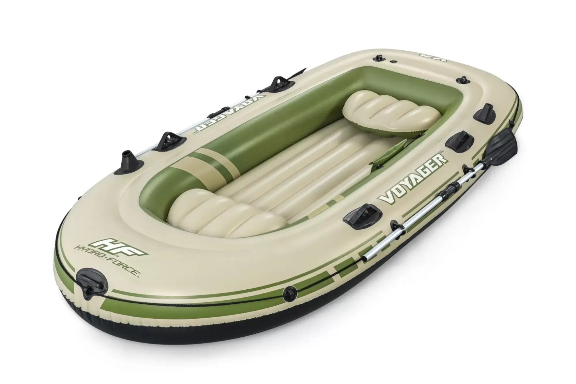 Bestway Rafts<Hydro-Force Voyager X3 Inflatable Raft Set 9'8