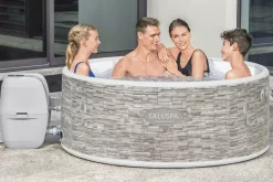 Bestway Airjet<Saluspa Vancouver Airjet Plus Inflatable Hot Tub With App Control 3-5 Person