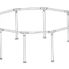 Bestway Pool Parts<Steel Pro Max 10' X 30 Pool Complete Frame