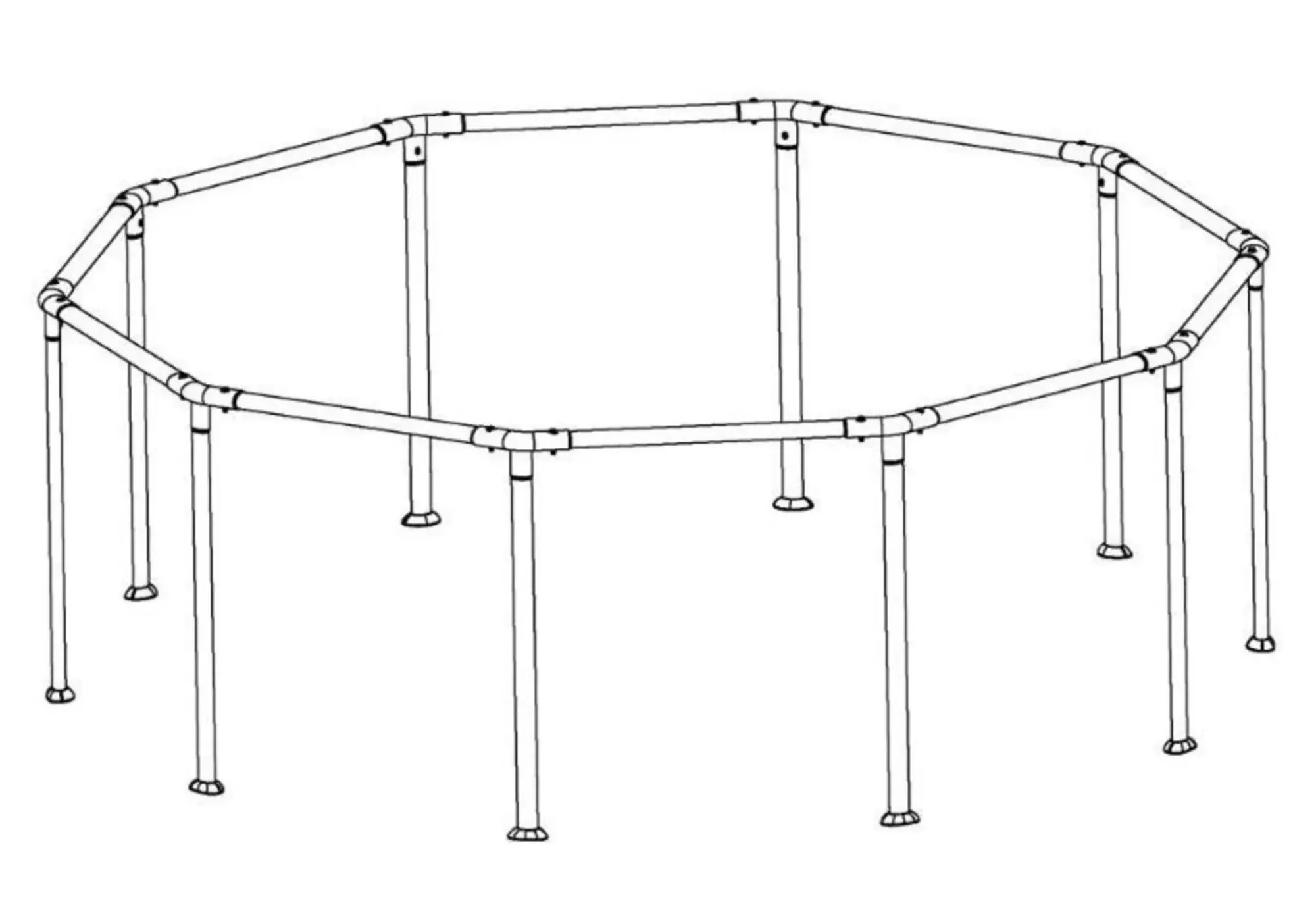 Bestway Pool Parts<Steel Pro Max 10' X 30 Pool Complete Frame